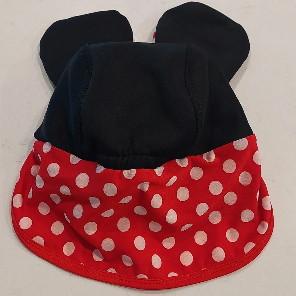 DISNEY MINNIE MOUSE Polka Dot Kids Sun Visor Cap NWOT